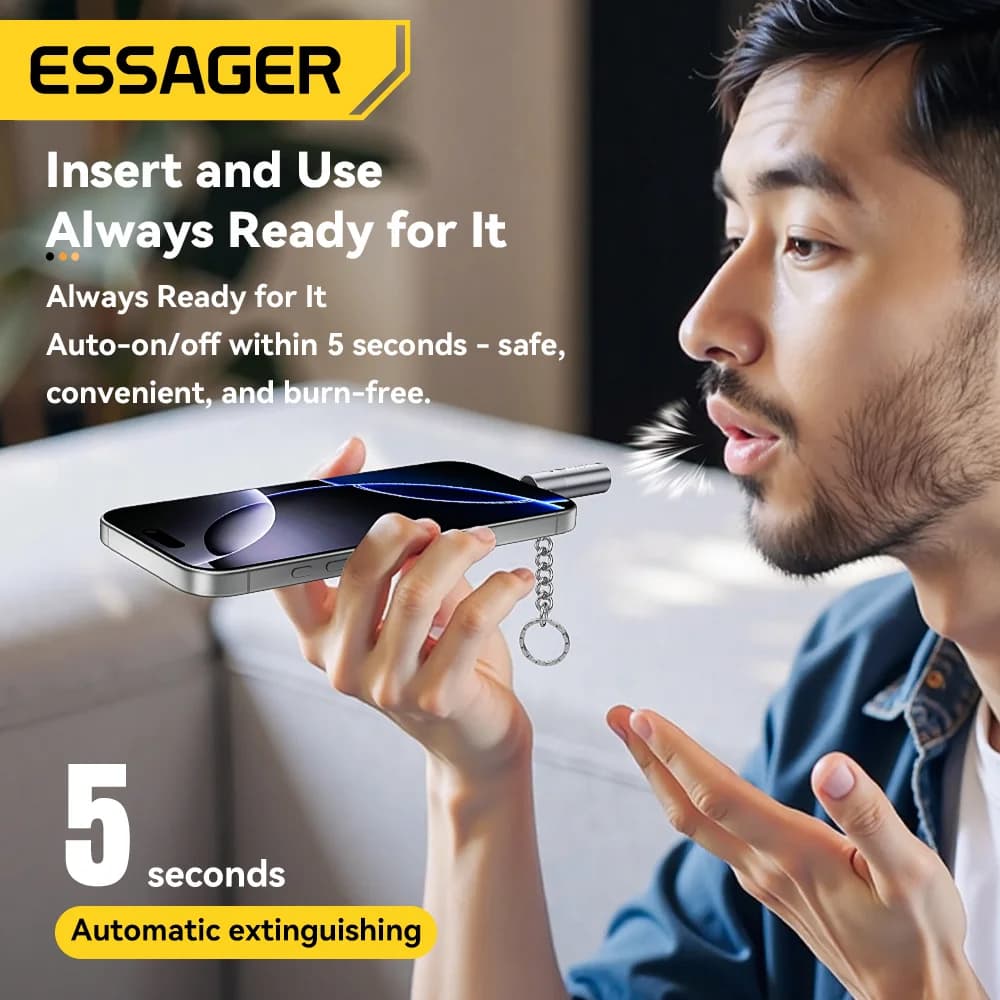 Mini USB-C Çakmak Tungsten Tel Araç