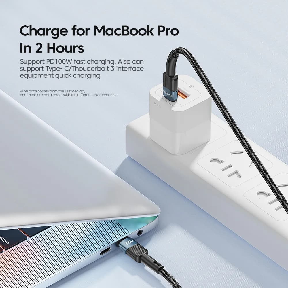 100W USB-C to USB-C Hızlı Şarj Kablosu 3m