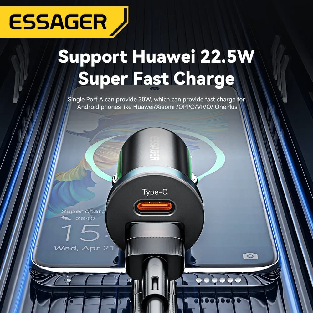 Hızlı Şarj 3.0 Destekli 30W USB-C Araç Şarj Cihazı