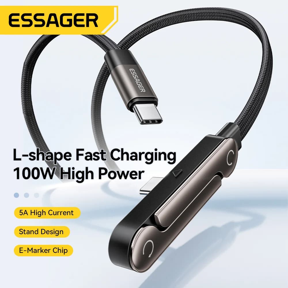 Telefon Tutuculu 100W Katlanabilir USB Type-C Kablo