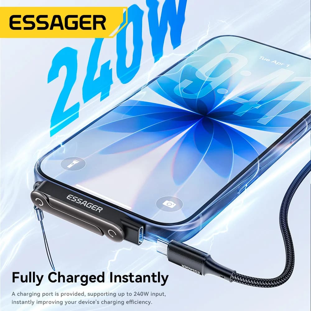 Standlı 240W USB-C OTG Adaptör
