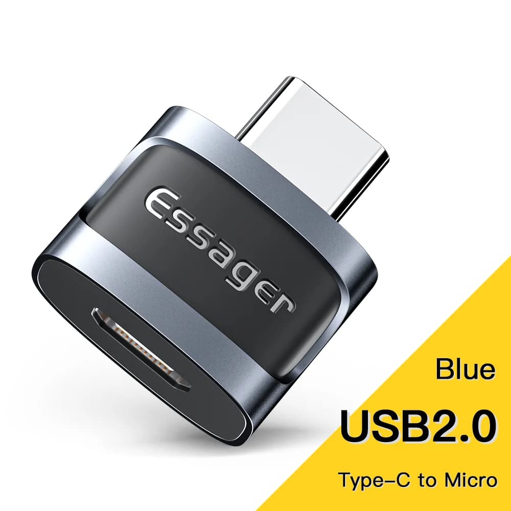 USB-C to Micro USB OTG Adaptör