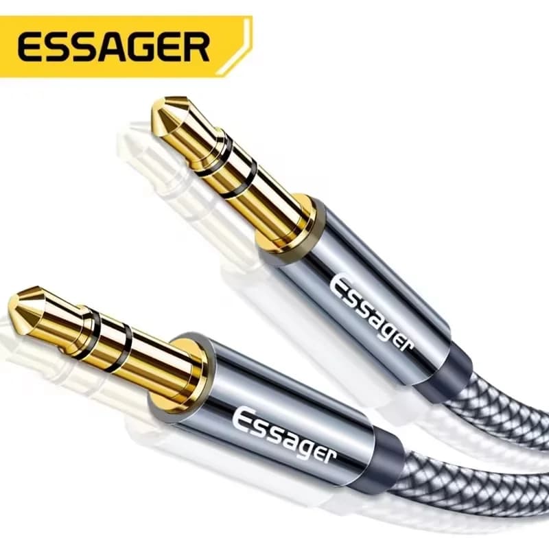 3.5mm Erkekten Erkeğe Stereo Aux Ses Kablosu