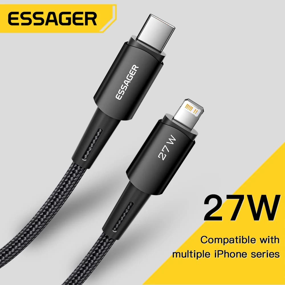 27W USB-C to Lightning Hızlı Şarj Kablosu