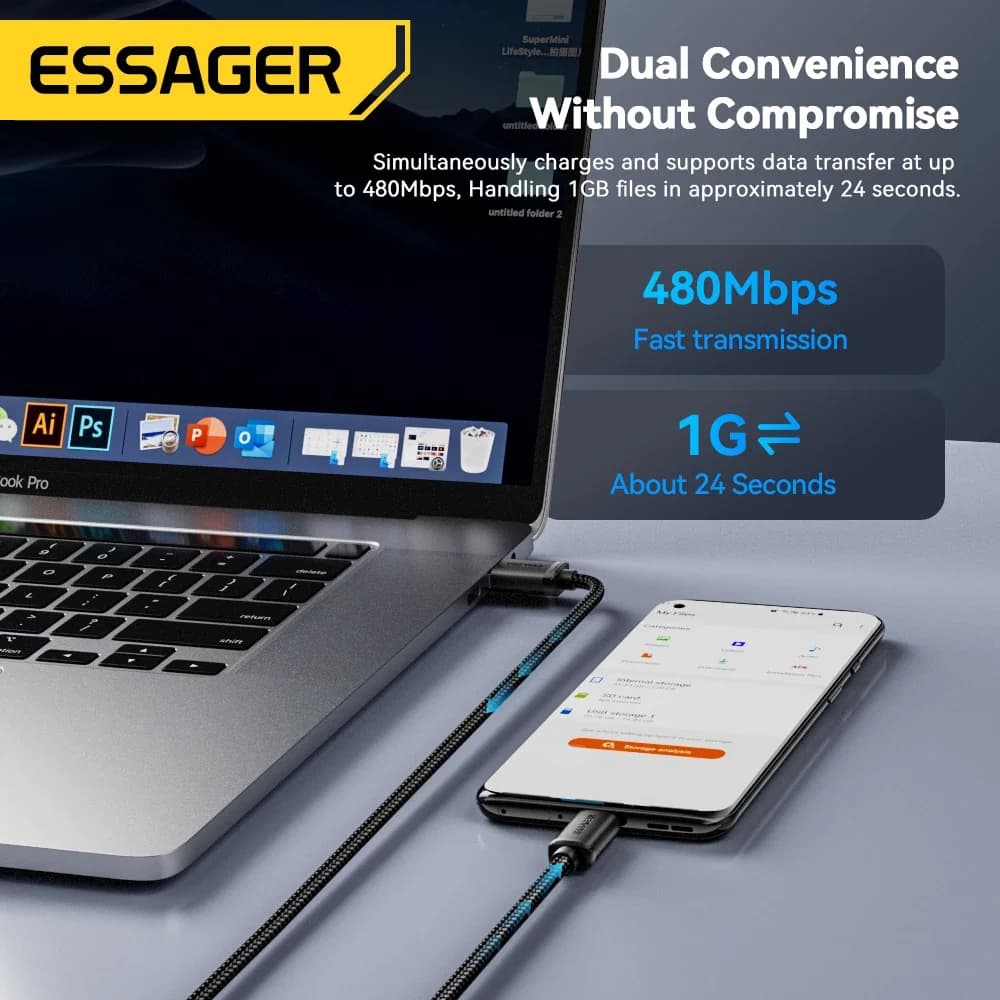 2A Micro USB Hızlı Şarj Veri Kablosu 3m