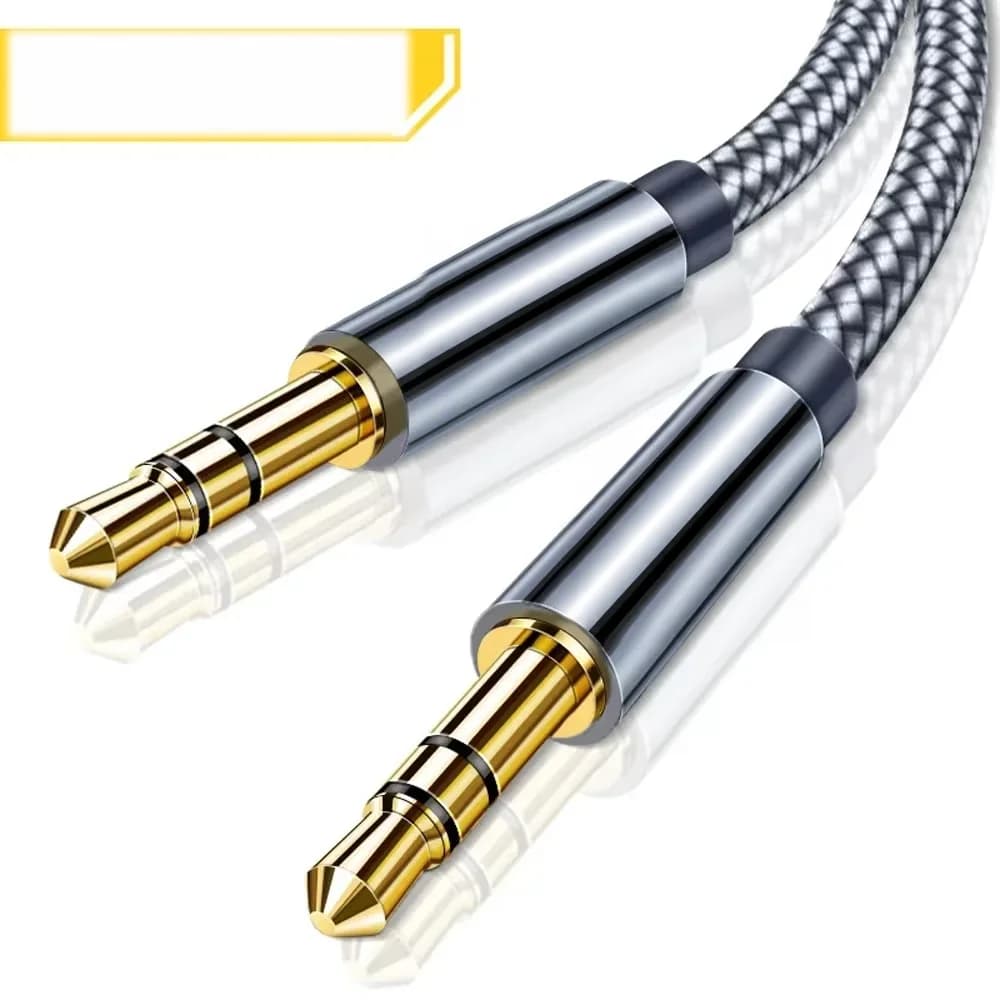 3.5mm Erkekten Erkeğe Stereo Aux Ses Kablosu