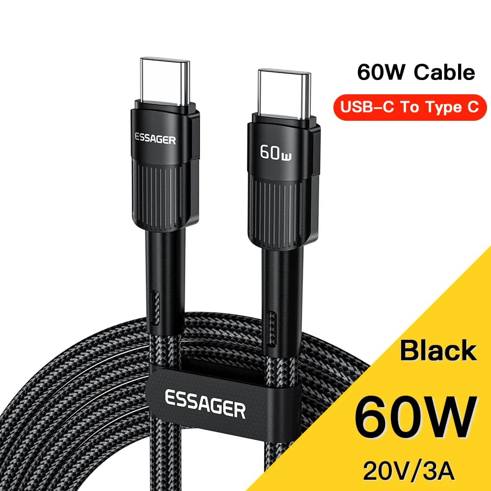 100W USB-C to USB-C Hızlı Şarj Kablosu 3m