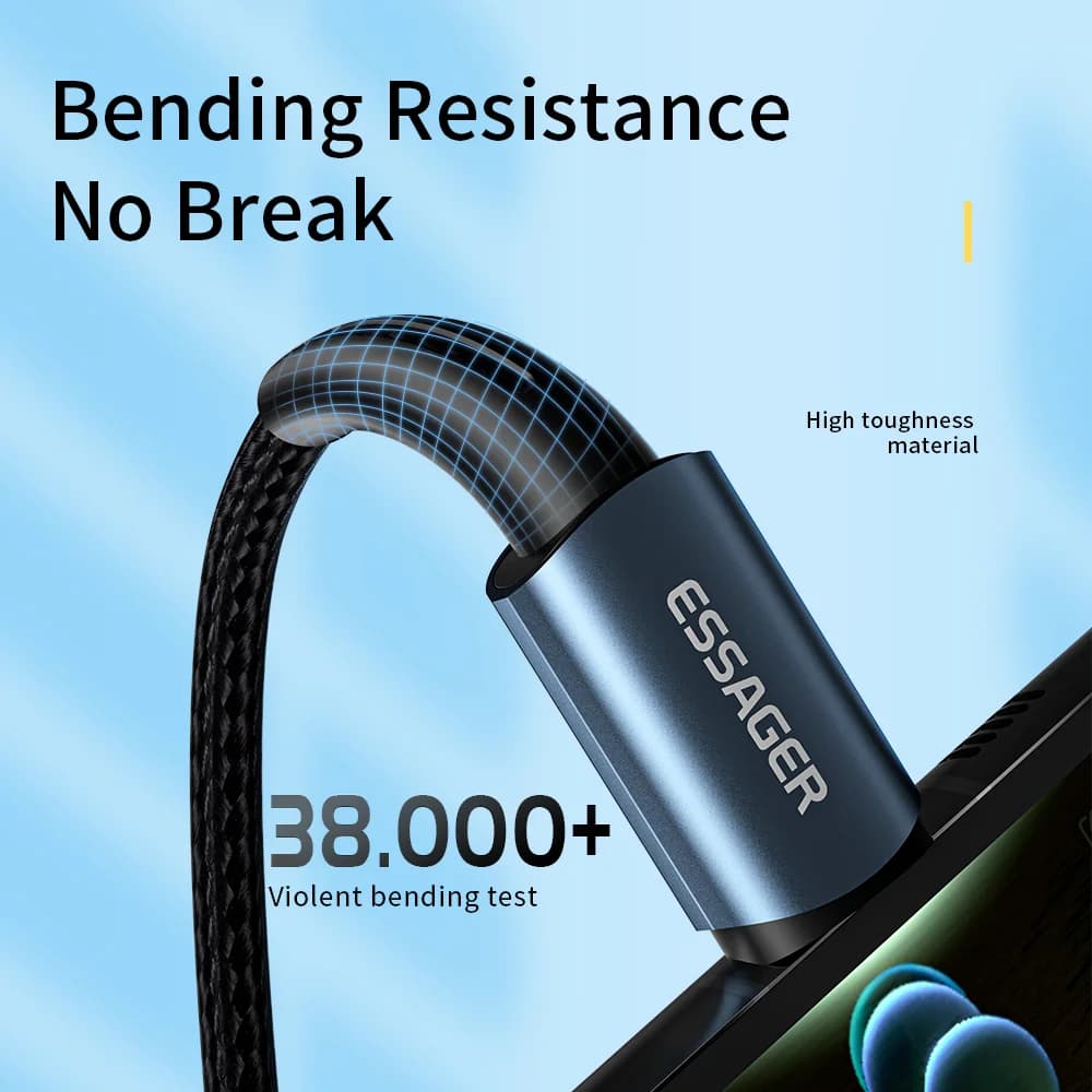 100W USB-C PD Hızlı Şarj Kablosu
