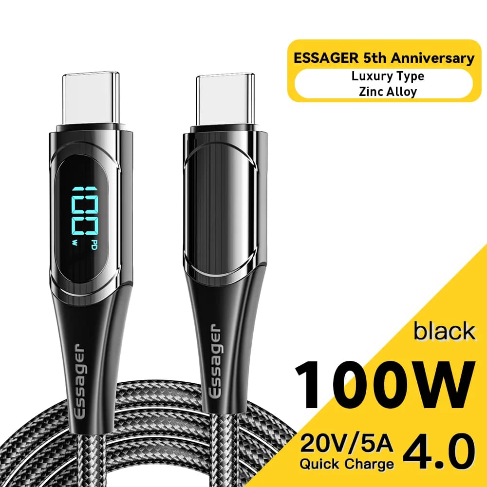 100W USB-C to USB-C Kablo, 2M