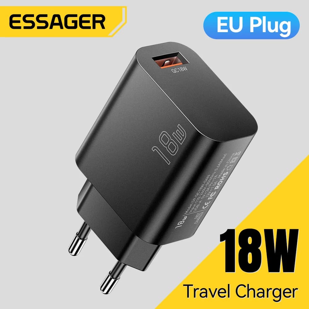 18W USB-A QC 3.0 Hızlı Duvar Şarj Aleti