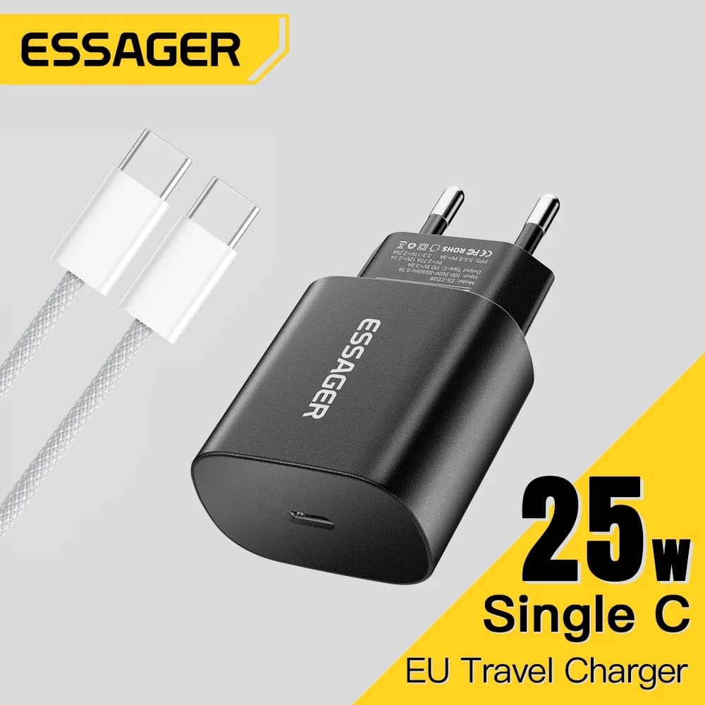 25W USB-C PD Hızlı Şarj Aleti