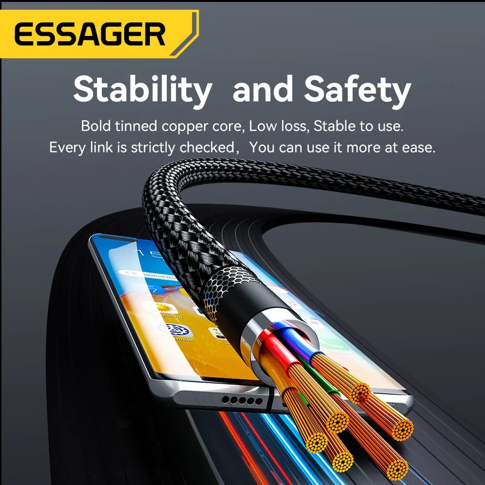 240W 90 Derece Açı USB-C to USB-C Kablo