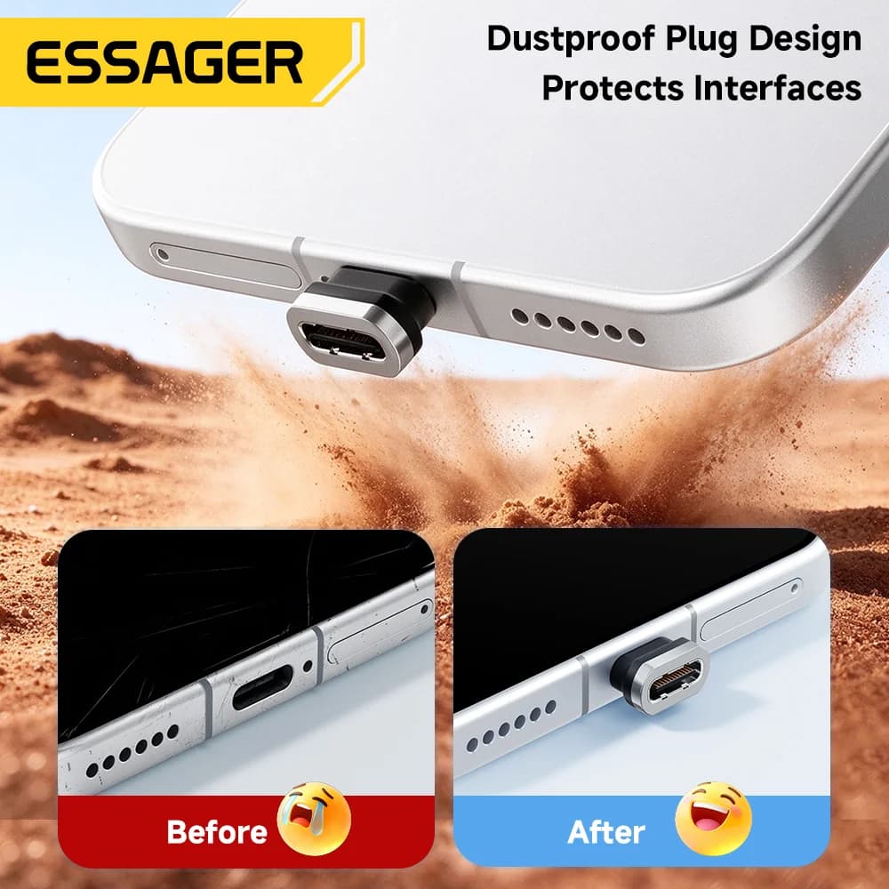 100W 7A Manyetik USB-C Hızlı Şarj Kablosu