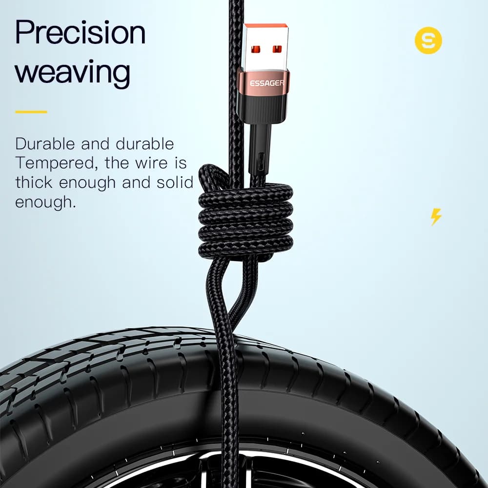 7A USB-C Hızlı Şarj ve Veri Kablosu 66W