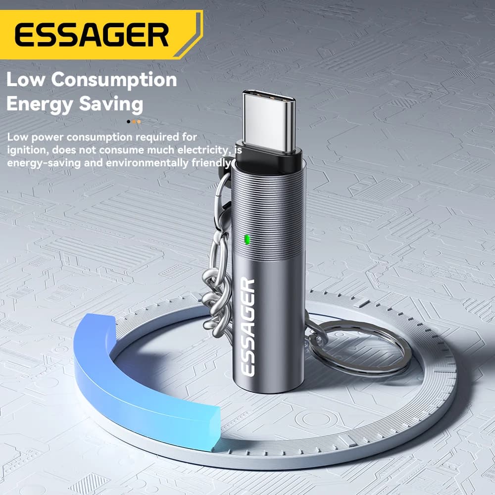 Mini USB-C Çakmak Tungsten Tel Araç